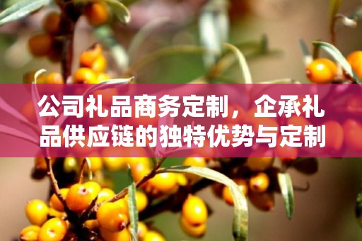 公司礼品商务定制，企承礼品供应链的独特优势与定制体验