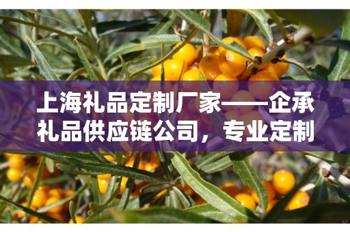 上海礼品定制厂家——企承礼品供应链公司，专业定制，品质至上